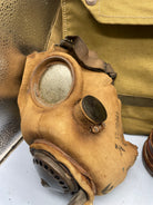 WW2 British Army T-Mic General Service Gas Mask in Bag - The Militaria Shop