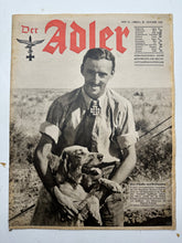 Load image into Gallery viewer, Original WW2 German Army Der Adler Propaganda Magazine - 20th October 1942
