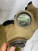 Lade das Bild in den Galerie-Viewer, Rare T-Mic WW2 British Army Soldiers GSR Gas Mask in Bag
