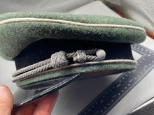 Load image into Gallery viewer, WW2 German Waffen SS Officers Visor Cap without Badges - The Militaria Shop
