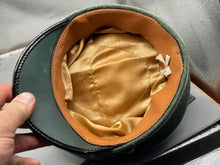 Load image into Gallery viewer, WW2 German Waffen SS Officers Visor Cap without Badges - The Militaria Shop
