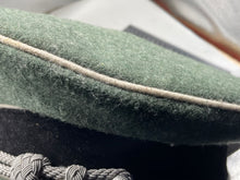 Load image into Gallery viewer, WW2 German Waffen SS Officers Visor Cap without Badges - The Militaria Shop
