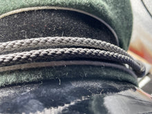 Load image into Gallery viewer, WW2 German Waffen SS Officers Visor Cap without Badges - The Militaria Shop
