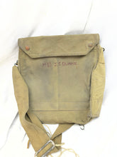 Load image into Gallery viewer, Original WW2 British Army Soldiers Gas Mask Bag in good condition
