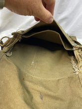Load image into Gallery viewer, Original WW2 British Army Soldiers Gas Mask Bag in good condition
