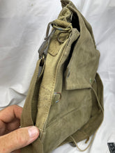 Load image into Gallery viewer, Original WW2 British Army Soldiers Gas Mask Bag in good condition
