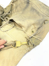 Load image into Gallery viewer, Original WW2 British Army Soldiers Gas Mask Bag in used condition
