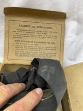 Load image into Gallery viewer, Original British Civilian Gas Mask in Cardboard Carrying Box
