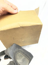 Load image into Gallery viewer, Original British Civilian Gas Mask in Cardboard Carrying Box
