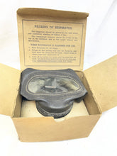 Load image into Gallery viewer, Original British Civilian Gas Mask in Cardboard Carrying Box
