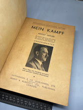 Lade das Bild in den Galerie-Viewer, Original Copy of Adolf Hitler&#39;s Mein Kampf - Illustrated Edition Written in English
