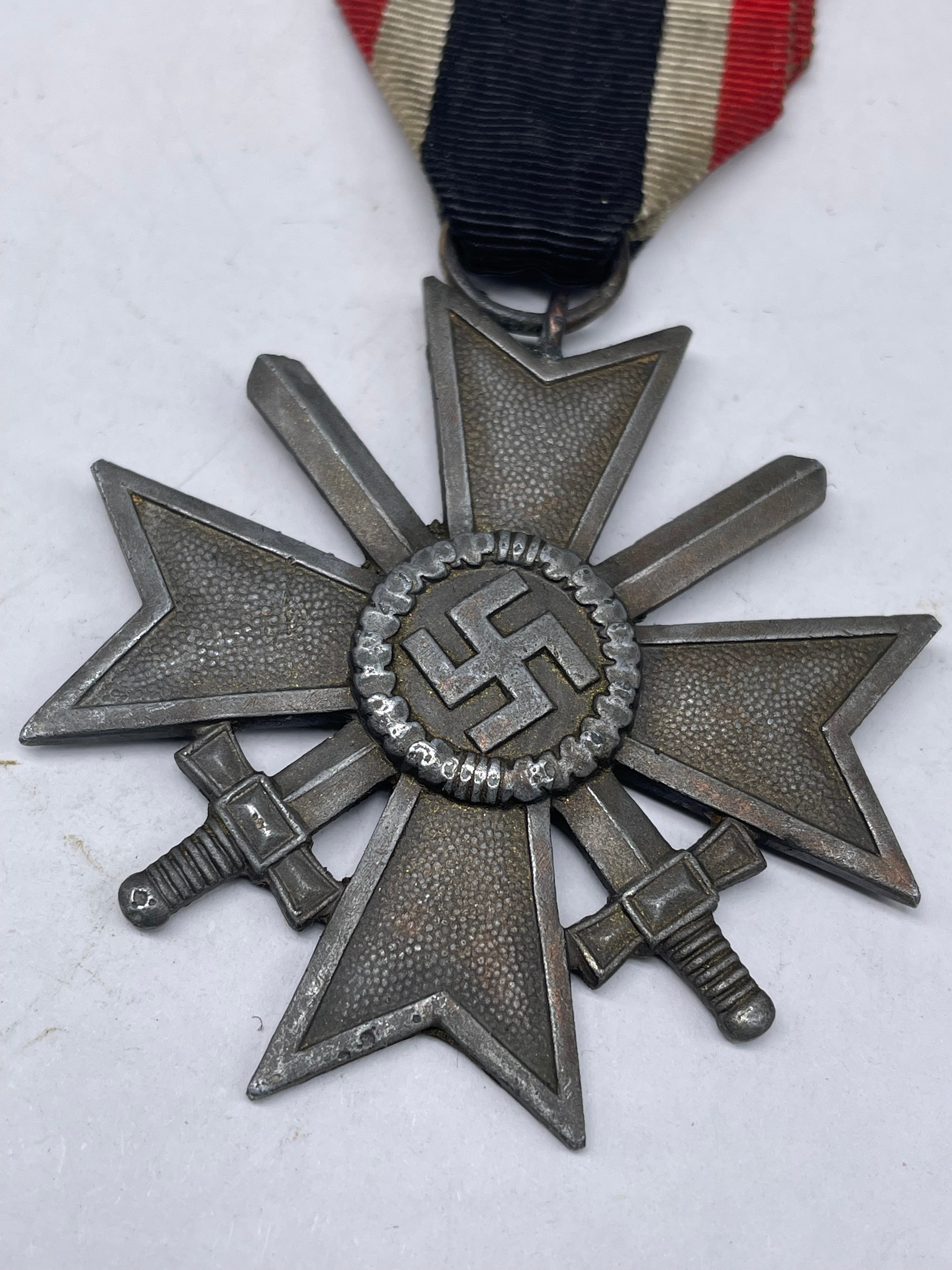 Original WW2 German War Merit Cross with Swords - The Militaria Shop