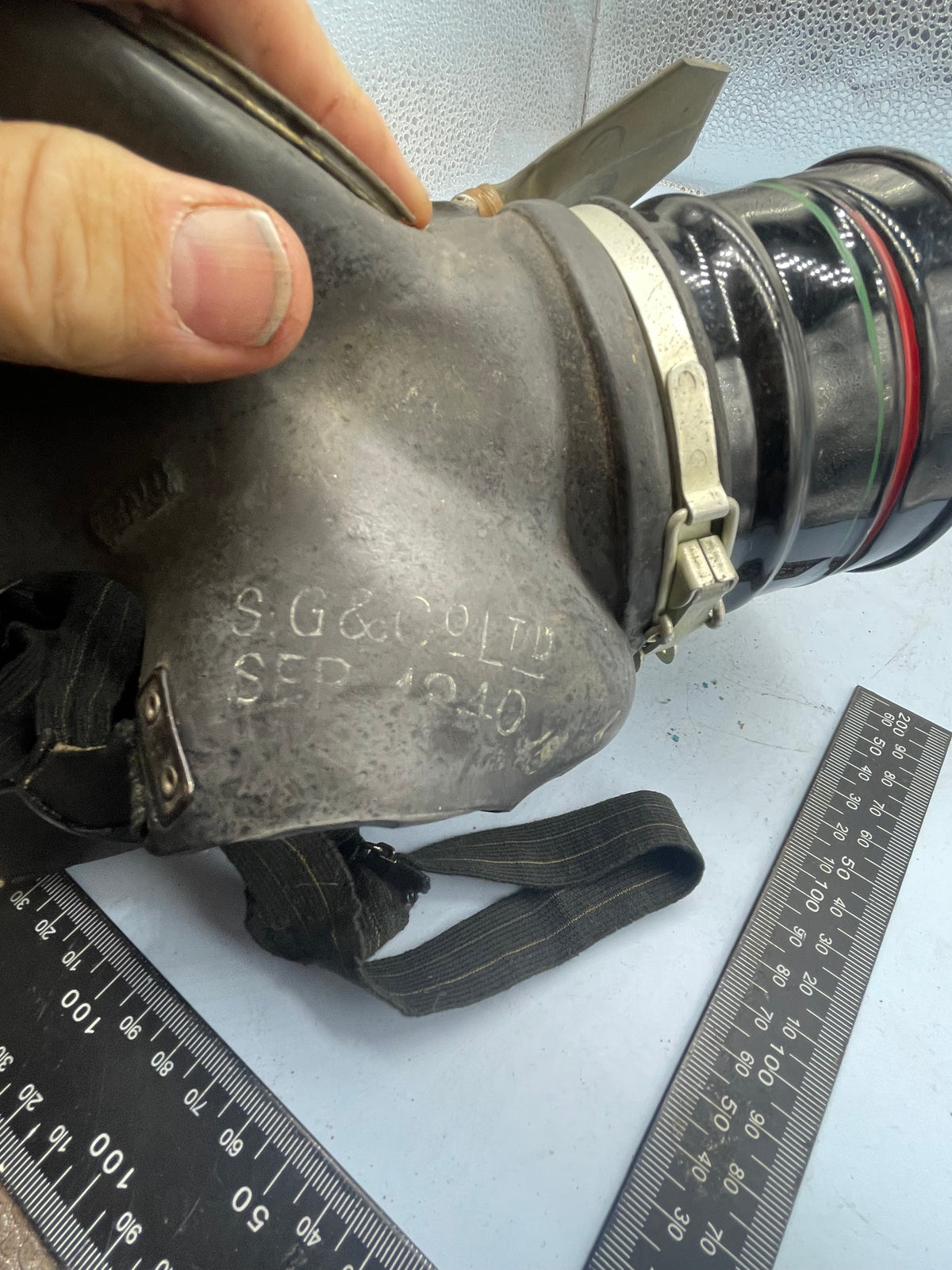 Original WW2 British Home Front Warden's Gas Mask - The Militaria Shop