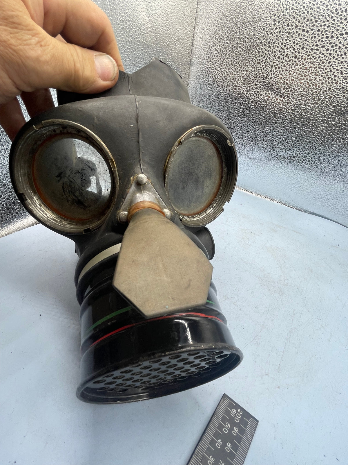 Original WW2 British Home Front Warden's Gas Mask - The Militaria Shop