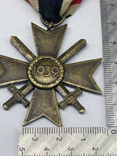 Load image into Gallery viewer, Original WW2 German War Merit Cross with Swords - The Militaria Shop
