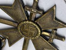 Load image into Gallery viewer, Original WW2 German War Merit Cross with Swords - The Militaria Shop
