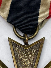 Load image into Gallery viewer, Original WW2 German War Merit Cross with Swords - The Militaria Shop
