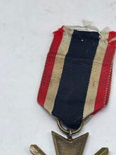 Load image into Gallery viewer, Original WW2 German War Merit Cross with Swords - The Militaria Shop
