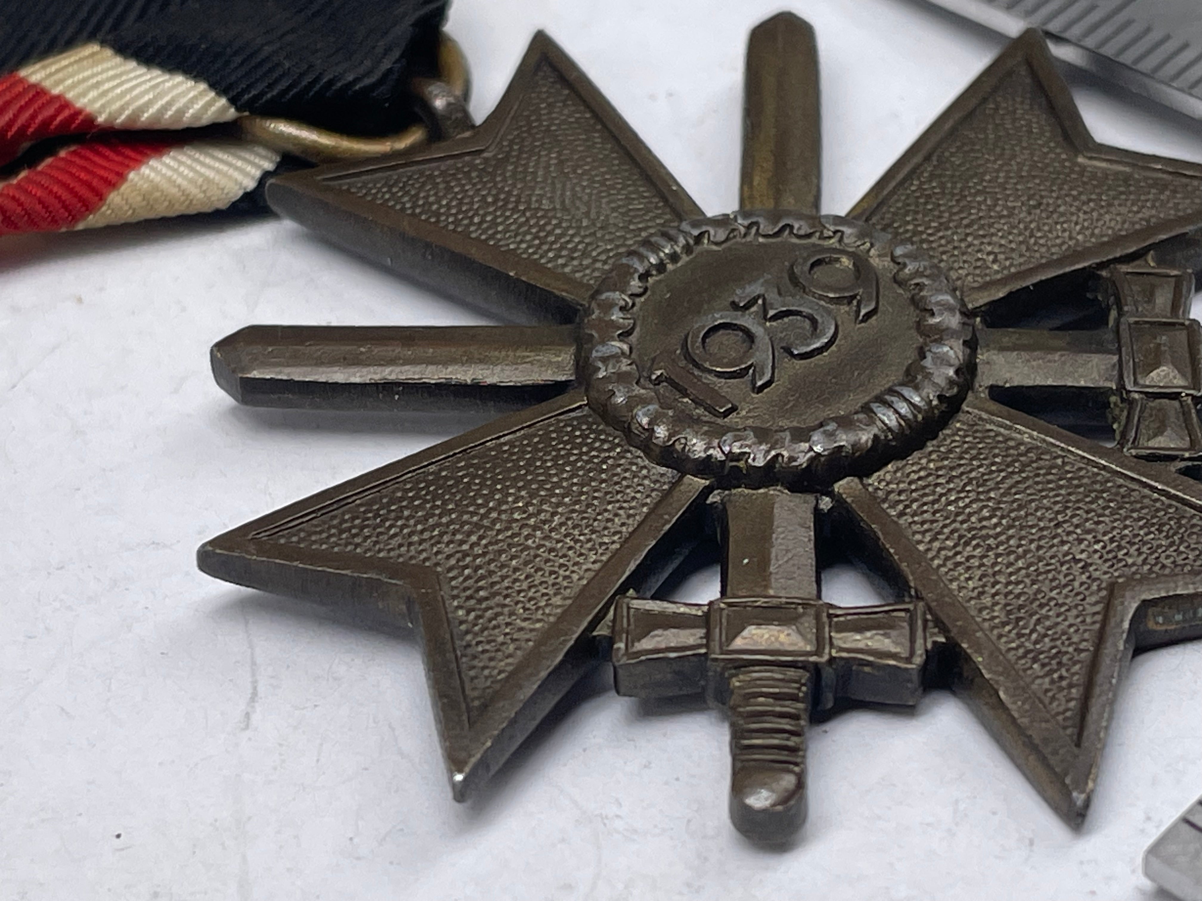 Original WW2 German War Merit Cross with Swords - The Militaria Shop