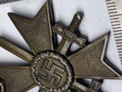 Original WW2 German War Merit Cross with Swords - The Militaria Shop
