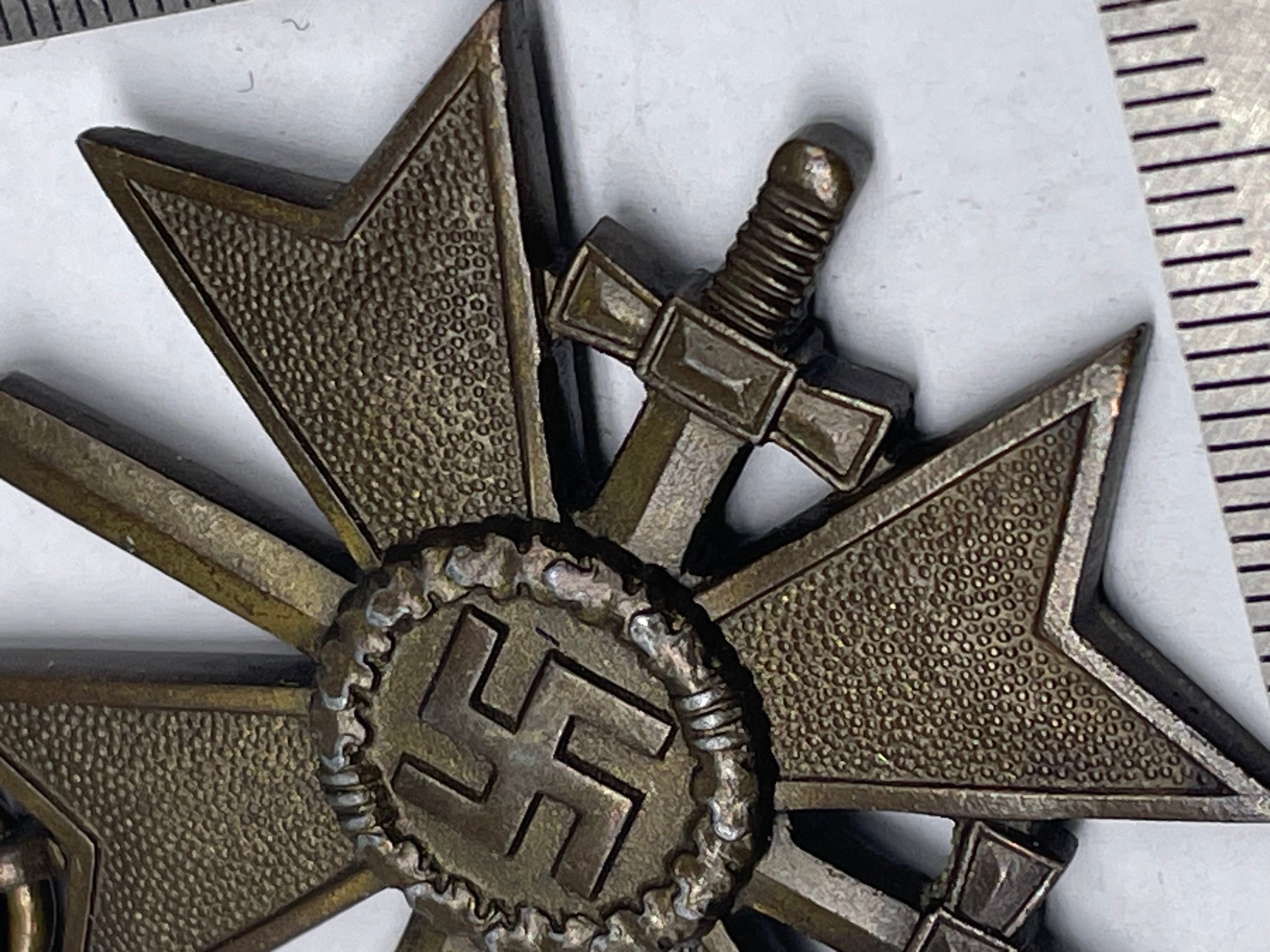 Original WW2 German War Merit Cross with Swords - The Militaria Shop