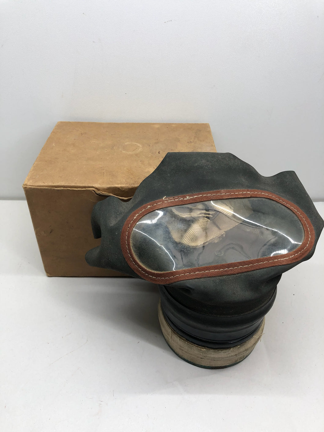 Original WW2 British Home Front Civilian Gas Mask in Box