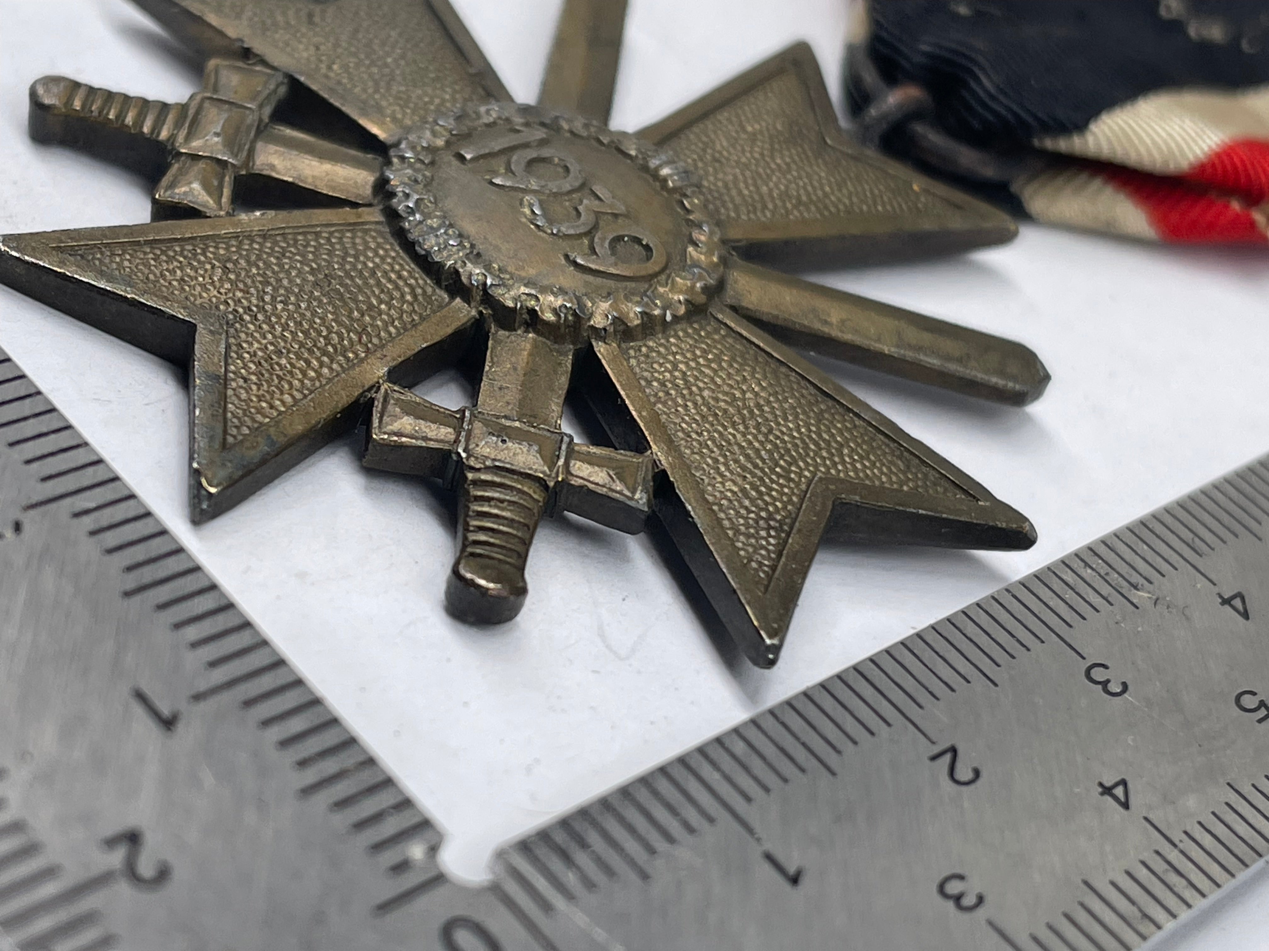 Original WW2 German War Merit Cross with Swords - The Militaria Shop