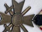 Original WW2 German War Merit Cross with Swords - The Militaria Shop