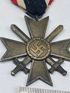 Original WW2 German War Merit Cross with Swords - The Militaria Shop