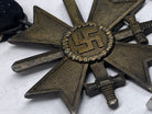 Original WW2 German War Merit Cross with Swords - The Militaria Shop
