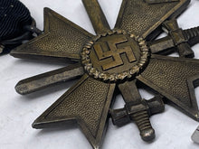 Load image into Gallery viewer, Original WW2 German War Merit Cross with Swords - The Militaria Shop
