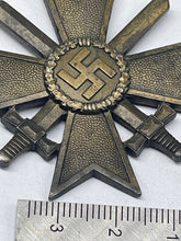 Load image into Gallery viewer, Original WW2 German War Merit Cross with Swords - The Militaria Shop

