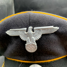 Load image into Gallery viewer, German Waffen SS Cavalry Officers Peaked Cap - Size 56cm - The Militaria Shop
