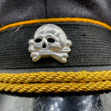 Load image into Gallery viewer, German Waffen SS Cavalry Officers Peaked Cap - Size 56cm - The Militaria Shop

