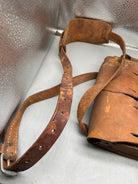 Original WW2 Era Swedish Army Leather Magazine Carrying Bag - The Militaria Shop