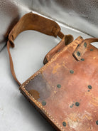 Original WW2 Era Swedish Army Leather Magazine Carrying Bag - The Militaria Shop