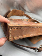 Original WW2 Era Swedish Army Leather Magazine Carrying Bag - The Militaria Shop