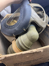 Load image into Gallery viewer, WW2 British Home Front Babies Gas Mask In Original Cardboard Box - The Militaria Shop
