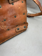 Original WW2 Era Swedish Army Leather Magazine Carrying Bag - The Militaria Shop