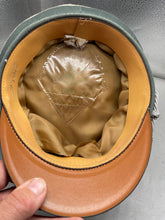 Load image into Gallery viewer, WW2 German Army Officers Visor Cap with Badges - The Militaria Shop
