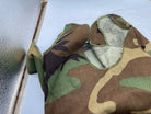 Original US Army Woodland Camouflage Helmet Cover in Good Condition - The Militaria Shop
