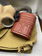 Load image into Gallery viewer, Original WW2 British Army Long-Hose Gas Mask with Bag - Stunning Condition - The Militaria Shop

