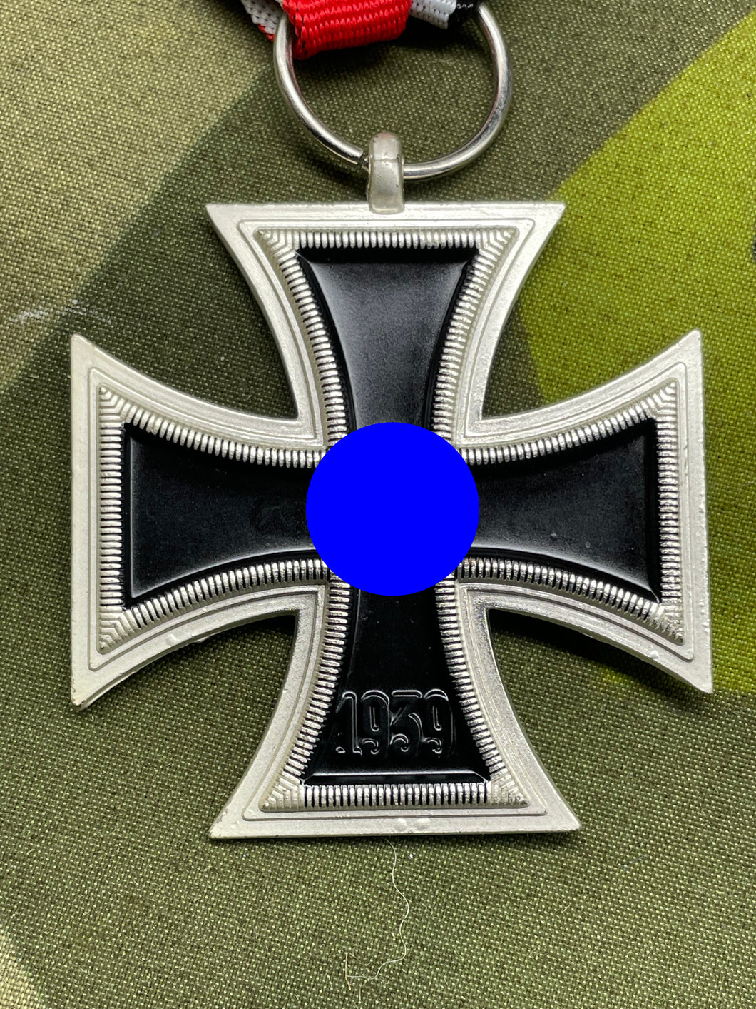 Reproduction German WW2 Iron Cross 2nd Class with Ribbon