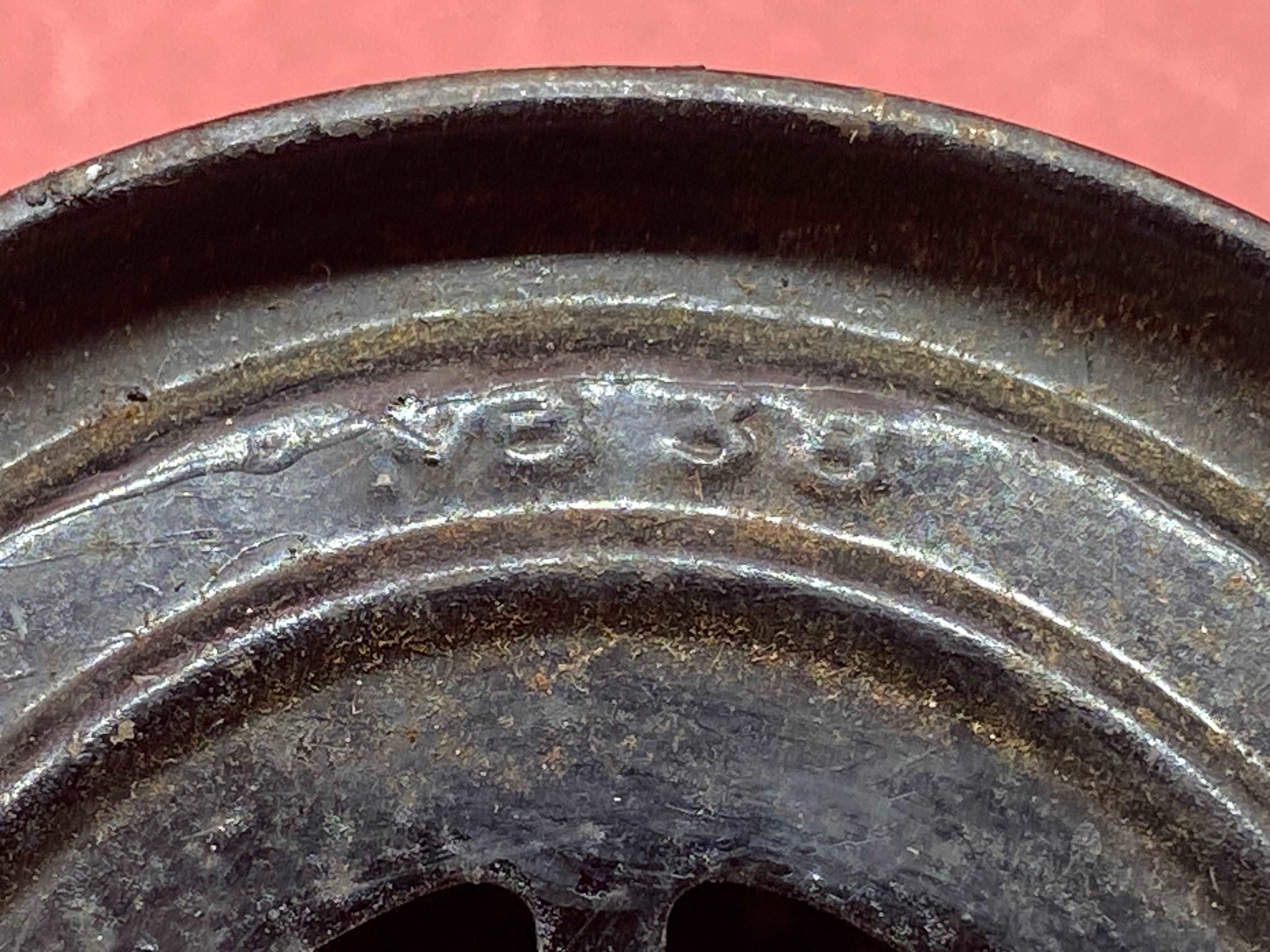 1938 Dated WW2 British Home Front Civilian Gas Mask Filter. - The Militaria Shop