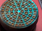 1938 Dated WW2 British Home Front Civilian Gas Mask Filter. - The Militaria Shop