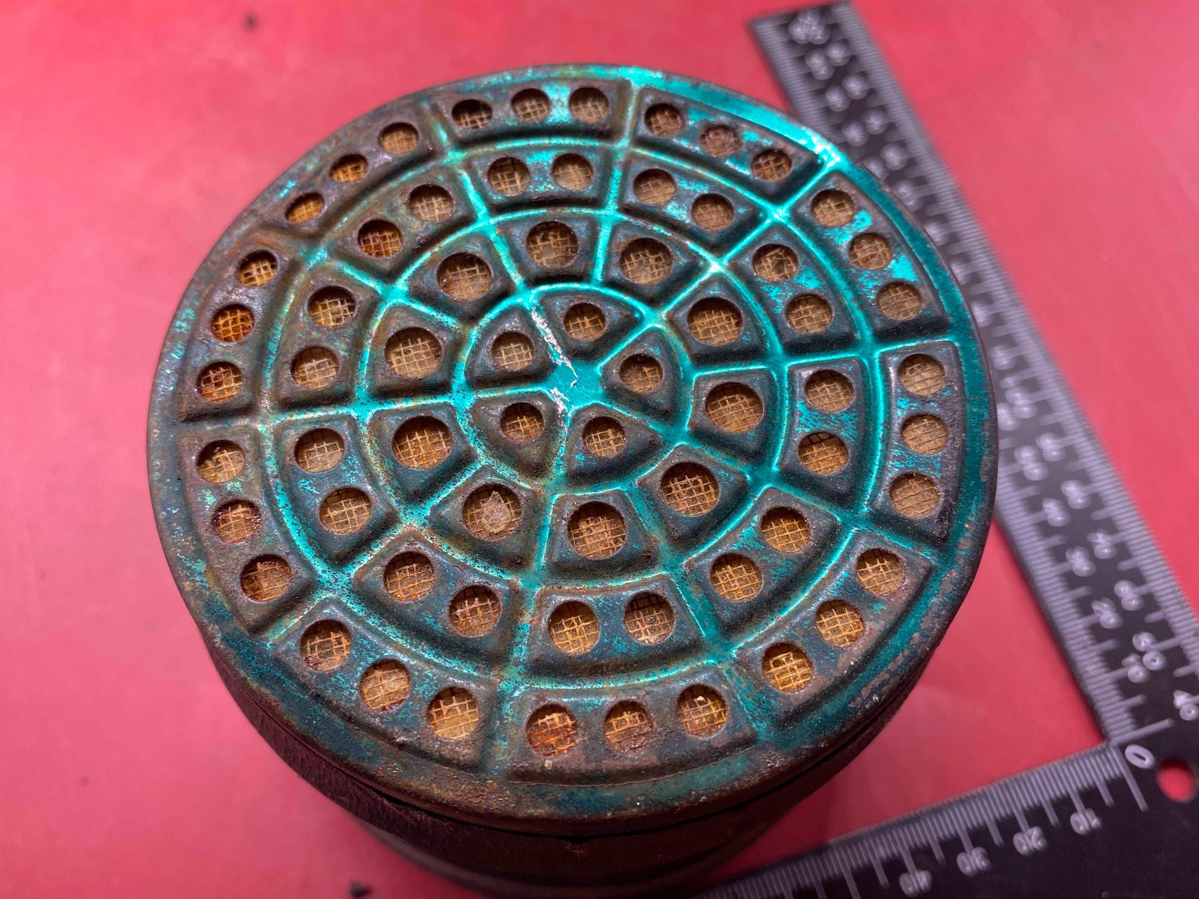 1938 Dated WW2 British Home Front Civilian Gas Mask Filter. - The Militaria Shop