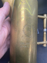 Charger l'image dans la galerie, WW1 65th British General Hospital 1918-19 Engraved Trench Art Jug RAMC Badged
