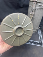 Load image into Gallery viewer, WW2 German Kriegsmarine Issue Gas Mask in Correct Navy Painted Tin
