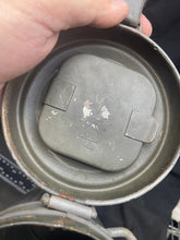 Load image into Gallery viewer, WW2 German Kriegsmarine Issue Gas Mask in Correct Navy Painted Tin
