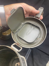 Load image into Gallery viewer, WW2 German Kriegsmarine Issue Gas Mask in Correct Navy Painted Tin
